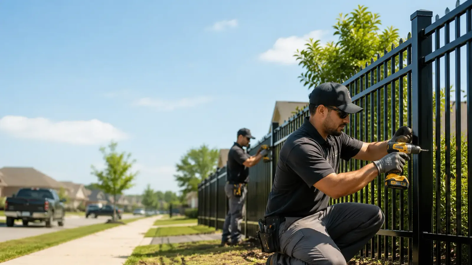 Metal Fence Installation in Knoxville, GA